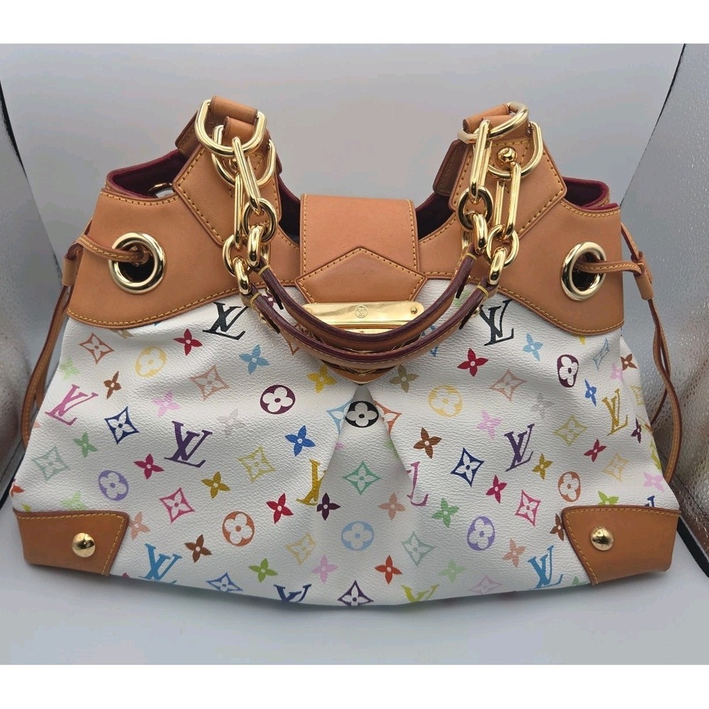 Vintage Y2K Louis Vuitton Ursula Murakami Multicolor Monogram Shoulder Bag
